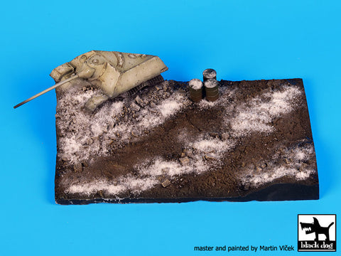 ブラックドッグ D72021 1/72 破壊された ヤークトパンサー ベース