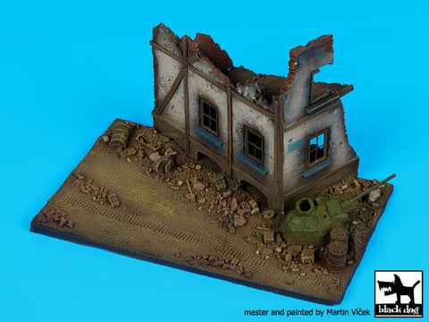 ブラックドッグ D72023 1/72 家屋跡のある通り No.2ベース