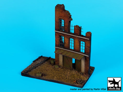 ブラックドッグ D72028 1/72 鉄道基地のある廃墟工場