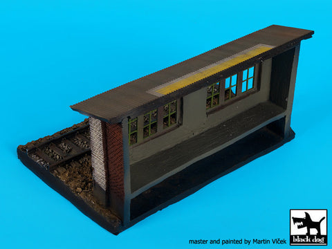 ブラックドッグ D72030 1/72 鉄道 駅 ベース