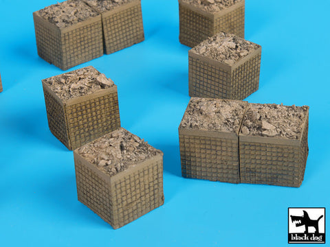 ブラックドッグ D72032 1/72 サンドバッグ型装甲壁(HESCO) 1