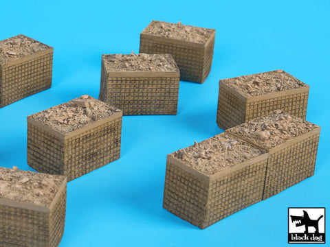 ブラックドッグ D72033 1/72 サンドバッグ型装甲壁(HESCO) 2
