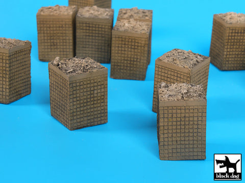 ブラックドッグ D72034 1/72 サンドバッグ型装甲壁 (HESCO) 3