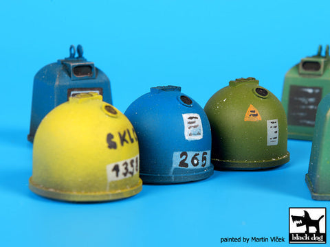 ブラックドッグ D72042 1/72 整理されたゴミ箱