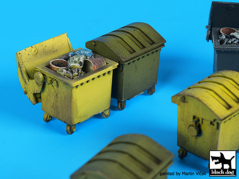 ブラックドッグ D72043 1/72 整理されたゴミ箱 2