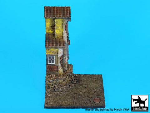 ブラックドッグ D72045 1/72 家の角 ベース