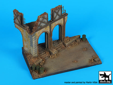 ブラックドッグ D72048 1/72 家の廃墟(ヨーロッパ) ベース