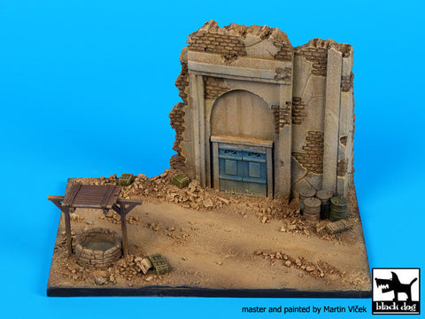 ブラックドッグ D72054 1/72 井戸のある家の廃墟