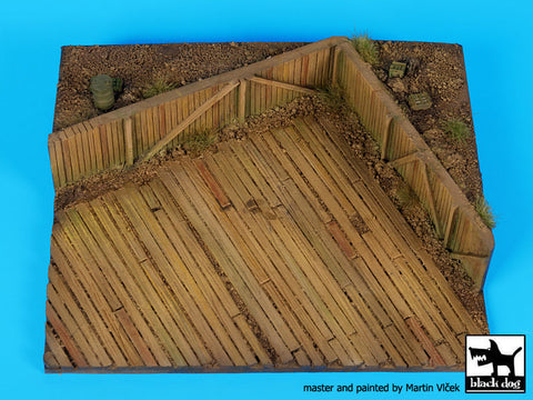 ブラックドッグ D72055 1/72 飛行場 WWII ベース