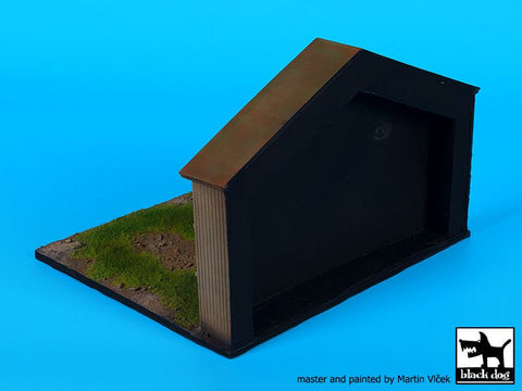 ブラックドッグ D72057 1/72 飛行場の格納庫 WW I ベース