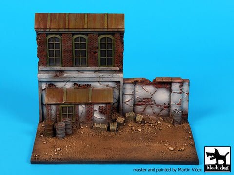 ブラックドッグ D72058 1/72 ファクトリーホール ベース