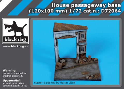 ブラックドッグ D72064 1/48 家と道路 ベース