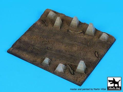 ブラックドッグ D72065 1/72 対戦車障害物 ベース