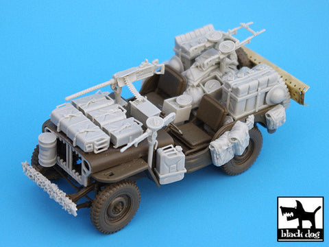 ブラックドッグ T35014 1/35 イギリス SAS ジープアフリカ アクセサリーセット