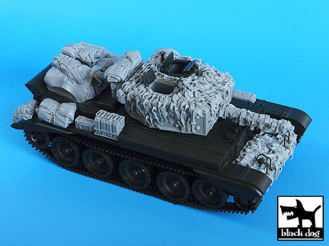 ブラックドッグ T35023 1/35 イギリス クロムウェル戦車 麻布テープ・カモフラージュネット
