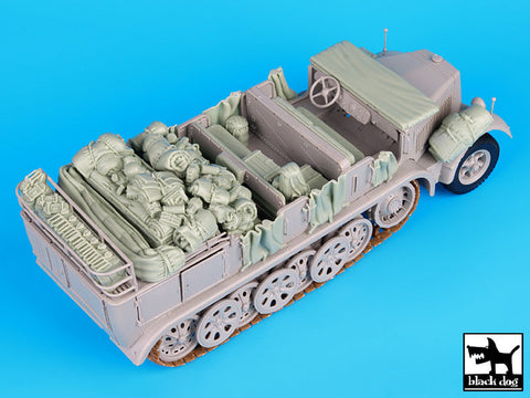 ブラックドッグ T35072 1/35 ドイツ Sd.Kfz8ハーフトラック アクセサリーセット(フルバージョン)