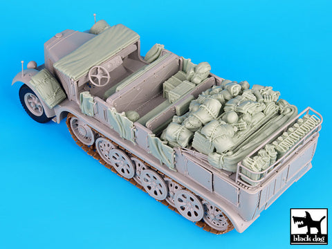 ブラックドッグ T35072 1/35 ドイツ Sd.Kfz8ハーフトラック アクセサリーセット(フルバージョン)