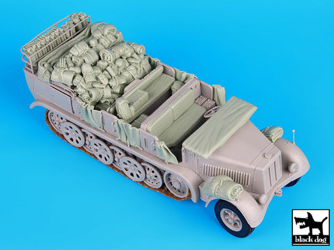 ブラックドッグ T35072 1/35 ドイツ Sd.Kfz8ハーフトラック アクセサリーセット(フルバージョン)