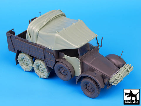 ブラックドッグ T35075 1/35 ドイツ クルッププロッツェ アクセサリーセット