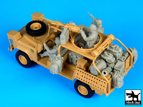 ブラックドッグ T35079 1/35 アメリカ RSOV レンジャー アクセサリーセット クルーフィギュア4体付(ホビーボス)