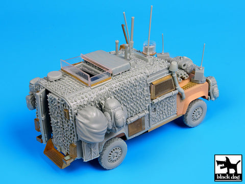ブラックドッグ T35093 1/35 イギリス 装甲ランドローバー「スナッチ」バラクーダ アフガニスタン ビッグ セット(ホビーボス)