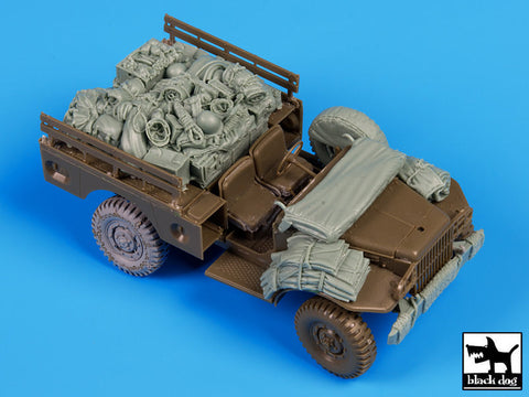 ブラックドッグ T35100 1/35 アメリカ ダッジ 空挺隊 降下後 アクセサリーセット(AFVクラブ)