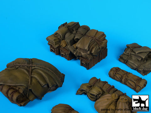 ブラックドッグ T35143 1/35 汎用テント・毛布セット No.3