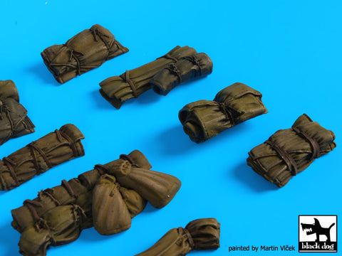 ブラックドッグ T35143 1/35 汎用テント・毛布セット No.3