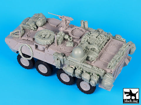 ブラックドッグ T35145 1/35 アメリカ ストライカー WINT-T A &装備品セット(トランペッター)