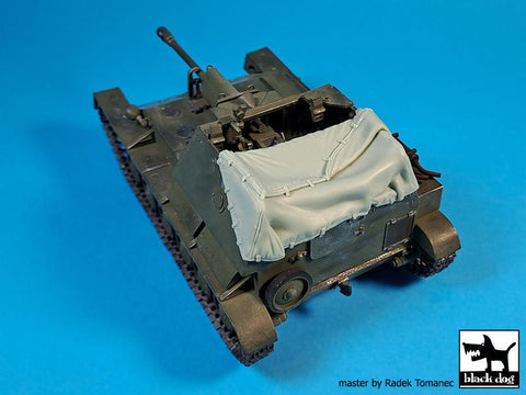 ブラックドッグ T35267 1/35 SU-76 キャンバスカバー(ズベズダ用)