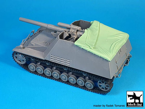 ブラックドッグ T35271 1/35 Sd.Kfz 165 フンメル 初期/後期型 キャンバス (タミヤ用)