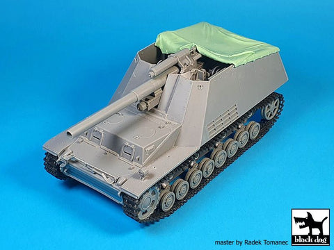 ブラックドッグ T35271 1/35 Sd.Kfz 165 フンメル 初期/後期型 キャンバス (タミヤ用)