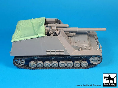 ブラックドッグ T35271 1/35 Sd.Kfz 165 フンメル 初期/後期型 キャンバス (タミヤ用)