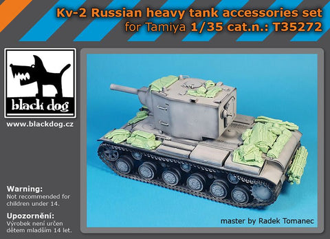 ブラックドッグ T35272 1/35 ロシア KV-2 重戦車 アクセサリーセット (タミヤ用)
