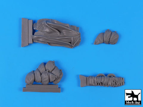 ブラックドッグ T35273 1/35 III号突撃砲 G型 サンドバッグアーマー・キャンバス (タコム用)