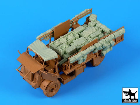 ブラックドッグ T35277 1/35 ベッドフォード QL 中型トラックアクセサリーセット (イタレリ用)