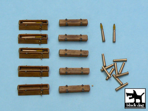 ブラックドッグ T48012 1/48 ドイツ タイガーI型戦車 弾薬箱