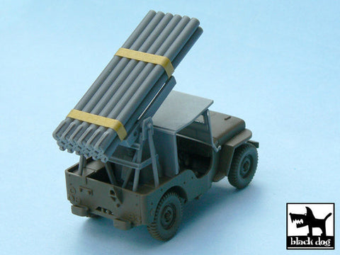 ブラックドッグ T48027 1/48 アメリカ ロケットランチャー搭載ジープ 改造セット