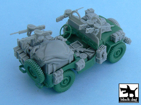 ブラックドッグ T48054 1/48 イギリス SASジープ ヨーロッパ 1944年 アクセサリーセット