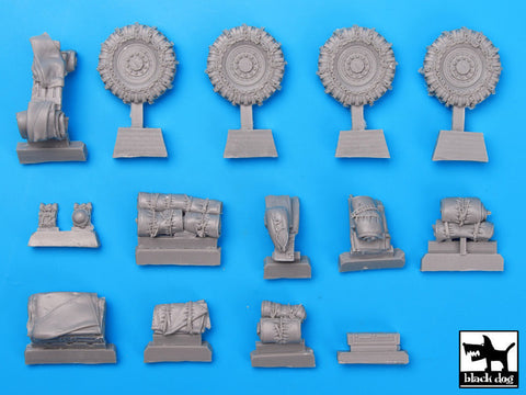 ブラックドッグ T48060 1/48 イギリス スタッグハウンドMkIII装甲車 アクセサリーセット