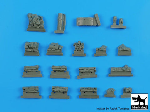 ブラックドッグ T48071 1/48 ドイツ タイガー I アクセサリーセット (タミヤ用)