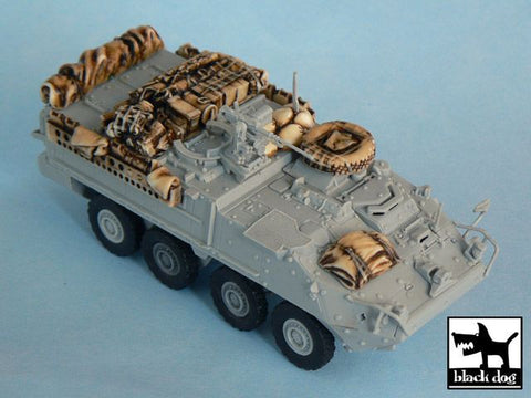ブラックドッグ T72002 1/72 M1126 ストライカー イラク戦争 ( トランぺッター 07255用, 7 レジンパーツ)