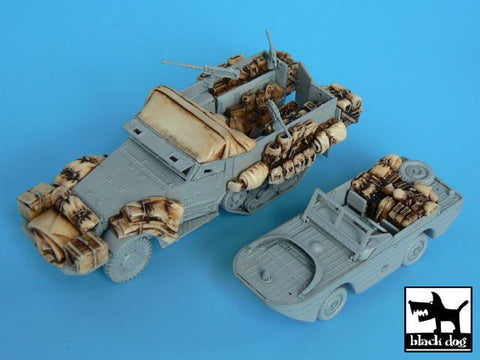 ブラックドッグ T72016 1/72 M3 ハーフトラック+水陸両用車 ( トランぺッター用)