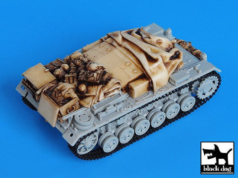 ブラックドッグ T72020 1/72 III号突撃砲 E型 アクセサリーセット ( トランぺッター用)