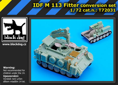 ブラックドッグ T72031 1/72 イスラエル国防軍 フィッター コンバージョンセット ( トランぺッター用)