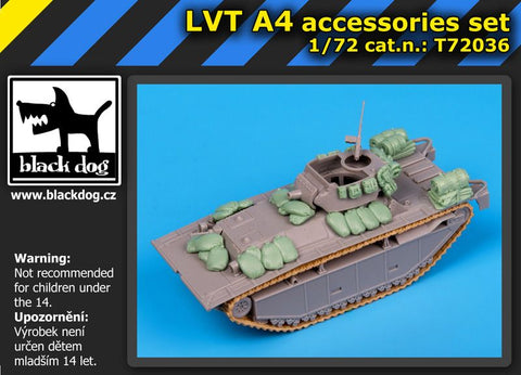 ブラックドッグ T72036 1/72 LVT A4 アクセサリーセット ( ドラゴン用)