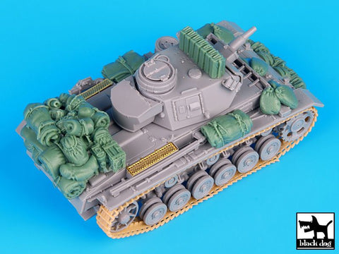 ブラックドッグ T72037 1/72 ドイツ軍 III号戦車N型 ドイツ・アフリカ軍団 アクセサリーセット ( ドラゴン用)