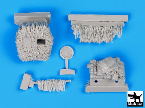 ブラックドッグ T72049 1/72 クロムウェル ヘシアンテープ カモフラージュネット ( レベル用)