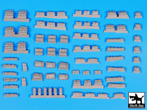 ブラックドッグ T72056 1/72 テント + 寝袋 2 アクセサリーセット