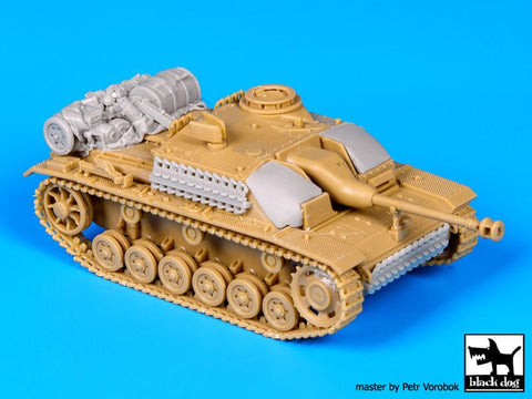 ブラックドッグ T72059 1/72 III号突撃砲 アクセサリーセット ( レベル用)